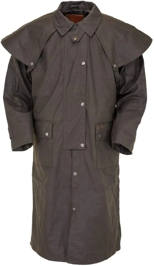 Outback Trading Company Unisex 2042 Low Rider Waterproof Breathable Full-Length Oilskin Duster Coat