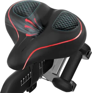 Oversized Bike Seat Compatible with Peloton Bike/Bike , Extra Wide Comfort Bike Seat for Women & Men, Excercise Bike Seat Replacement for Road Bike, Spin Bike, and Cruiser, Large Bike Seat/Saddle