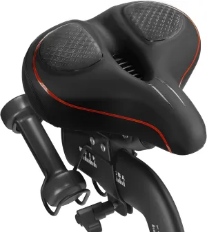 Oversized Bike Seat for Peloton Bike & Bike , Comfort Seat Cushion Compatible with Peloton, Road or Exercise Bikes, Bicycle Wide Saddle Replacement for Men & Women, Accessories for Peloton