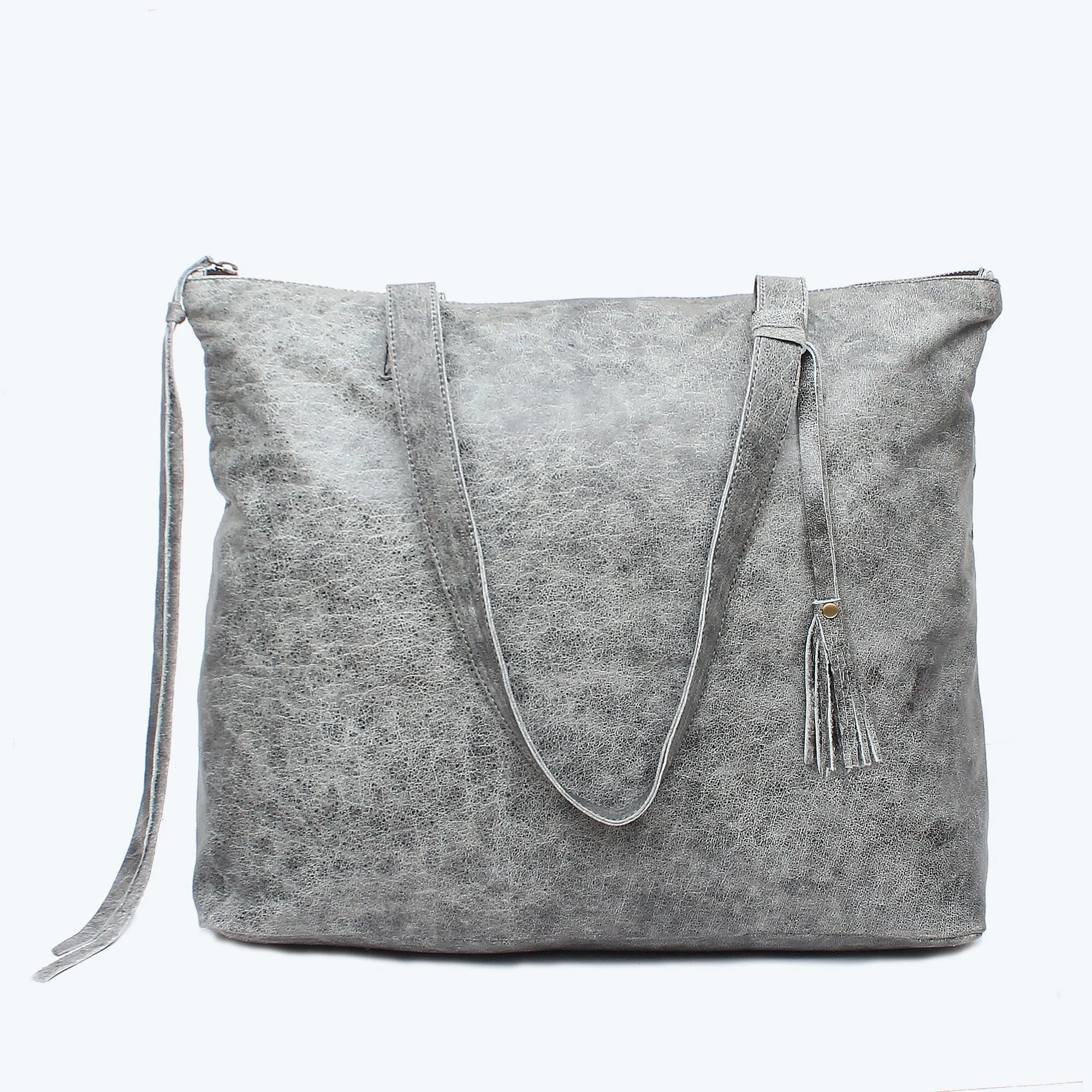 Oversized Leather Tote