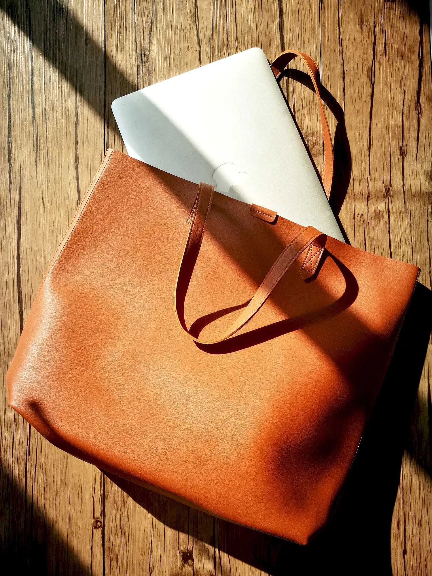 Oversized Tote Bag - Burnt Orange