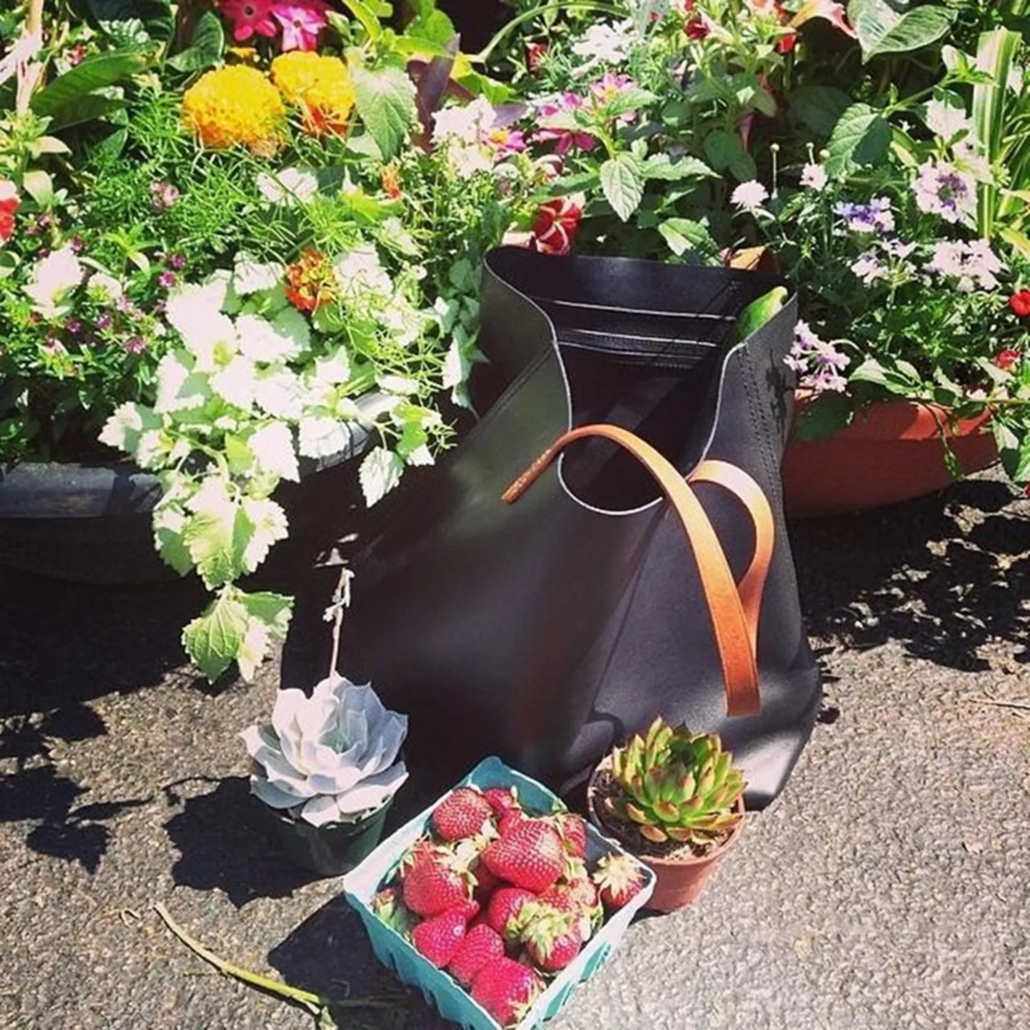 Oversized Tote Bag - Burnt Orange