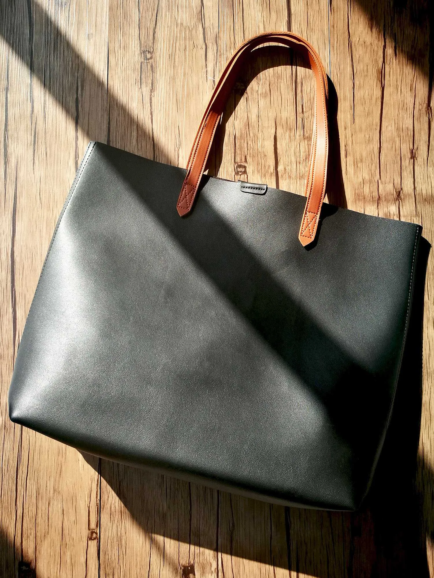 Oversized Tote Bag - Burnt Orange