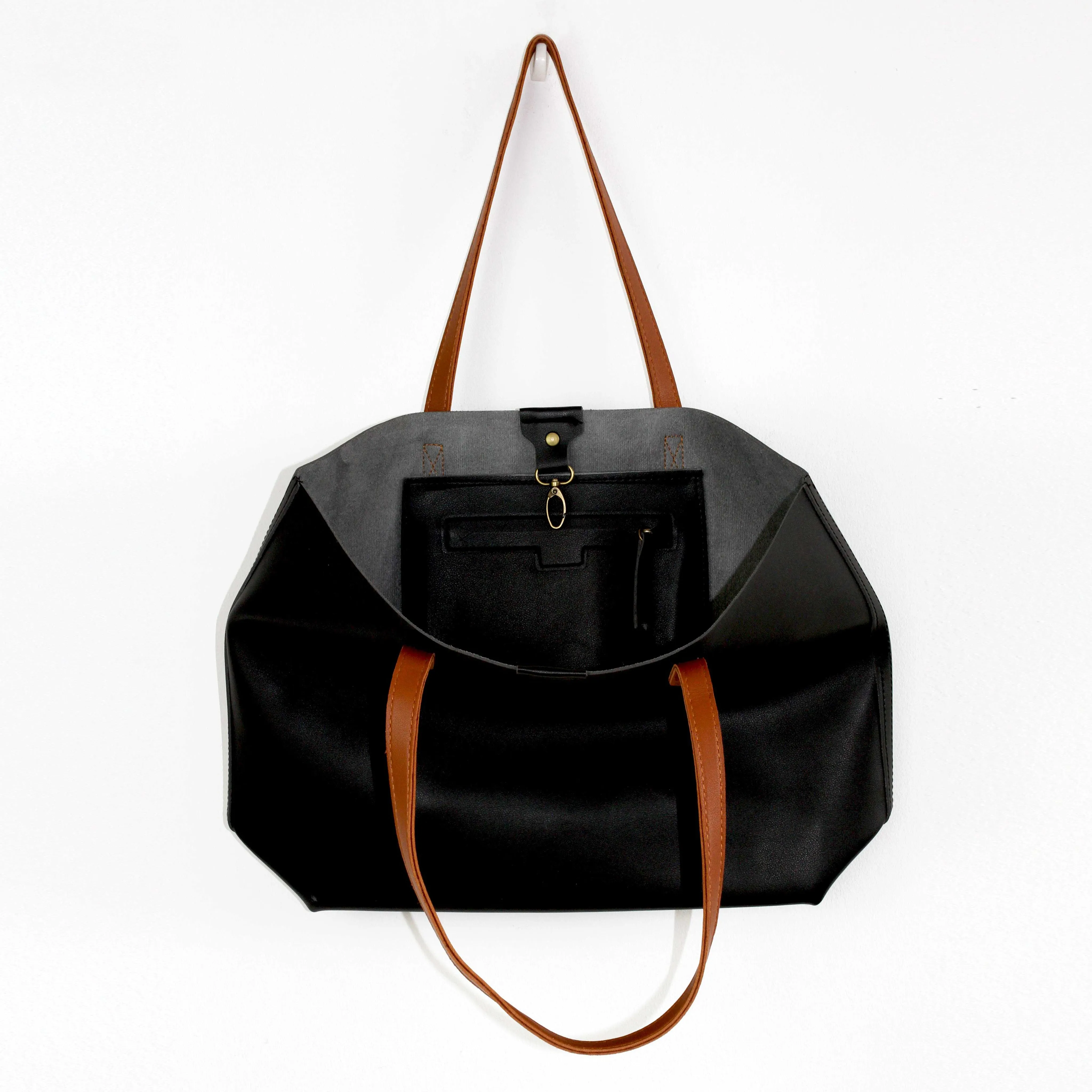 Oversized Tote Bag - Burnt Orange