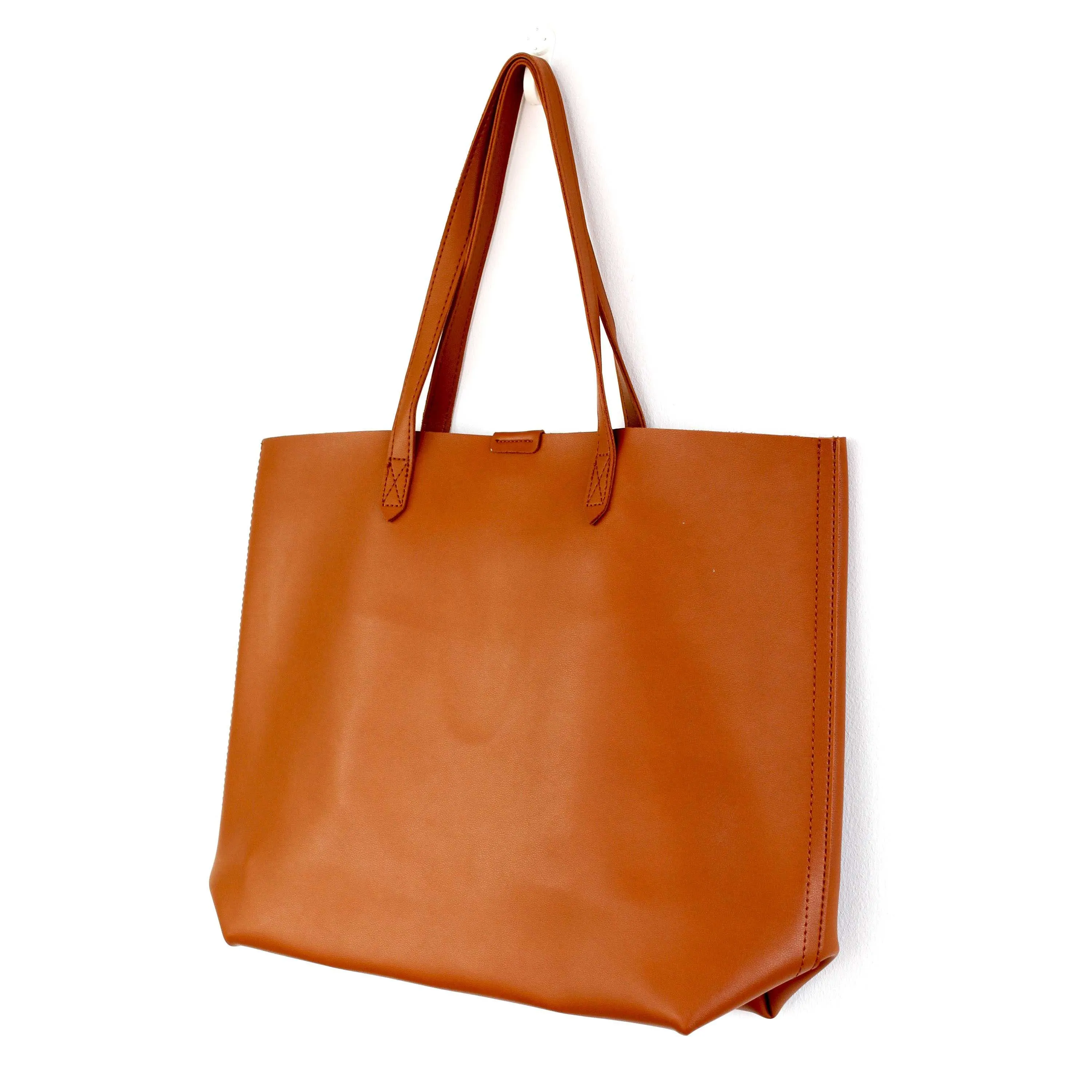 Oversized Tote Bag - Burnt Orange