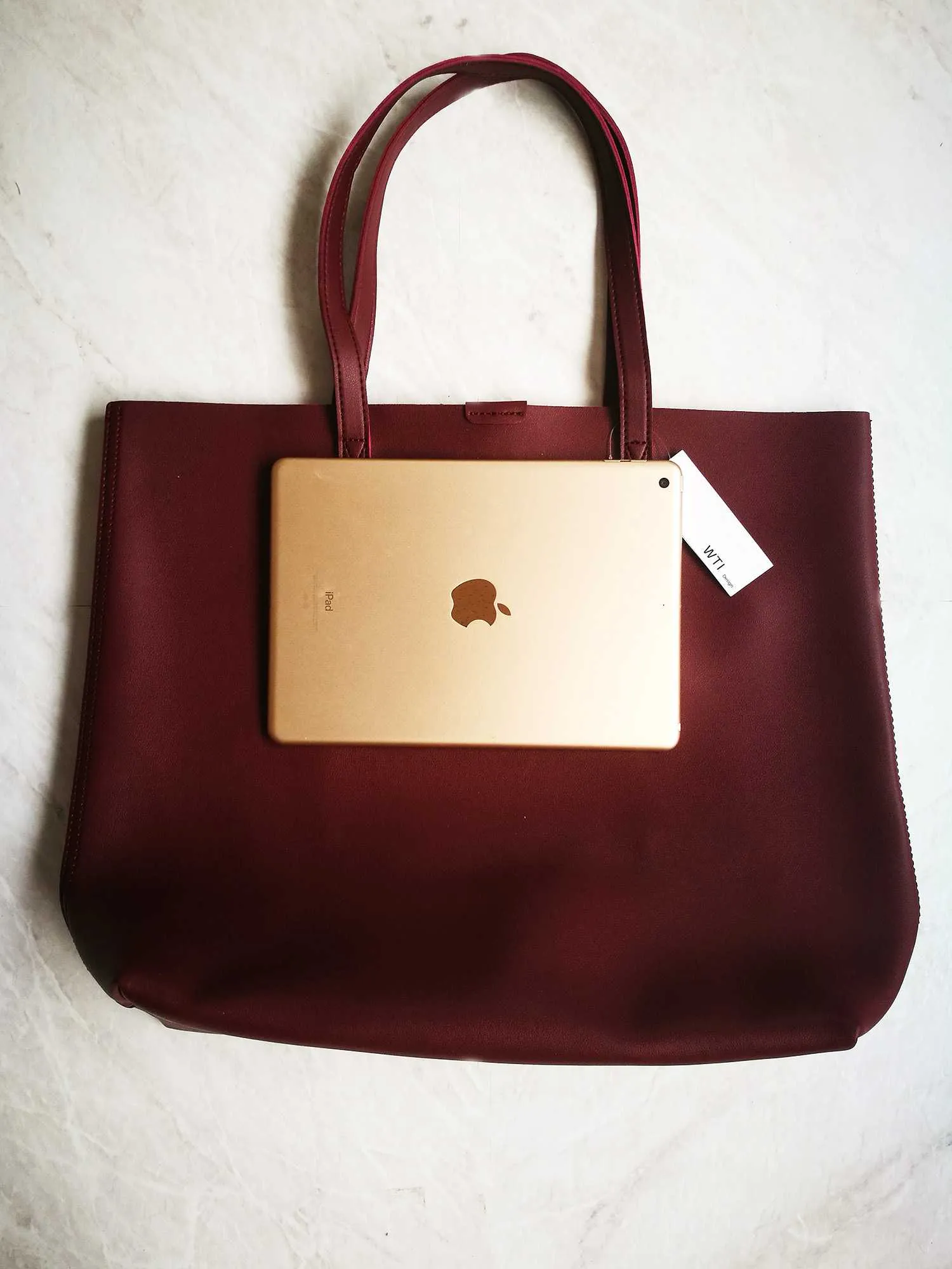 Oversized Tote Bag - Burnt Orange