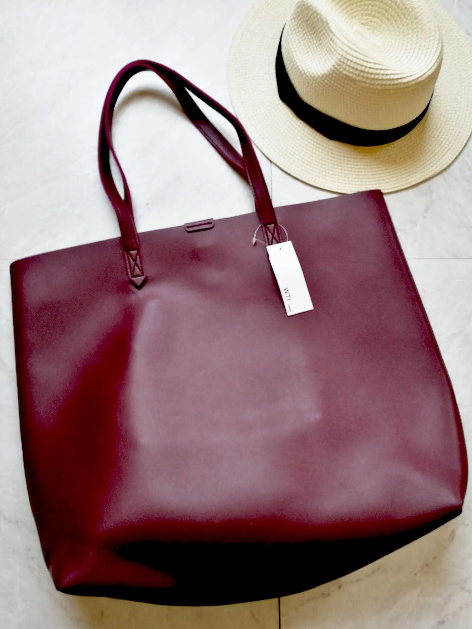 Oversized Tote Bag - Burnt Orange