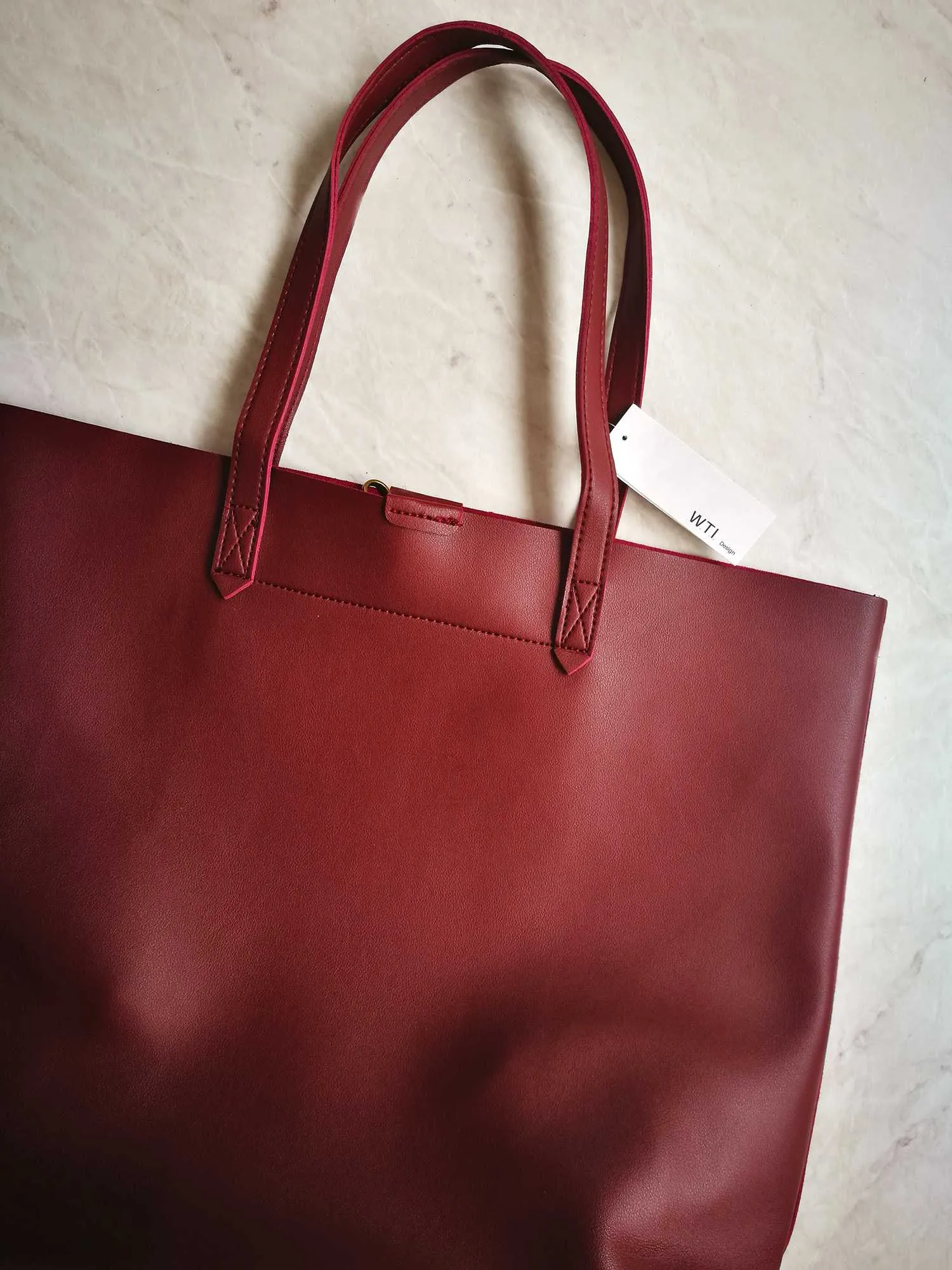 Oversized Tote Bag - Burnt Orange