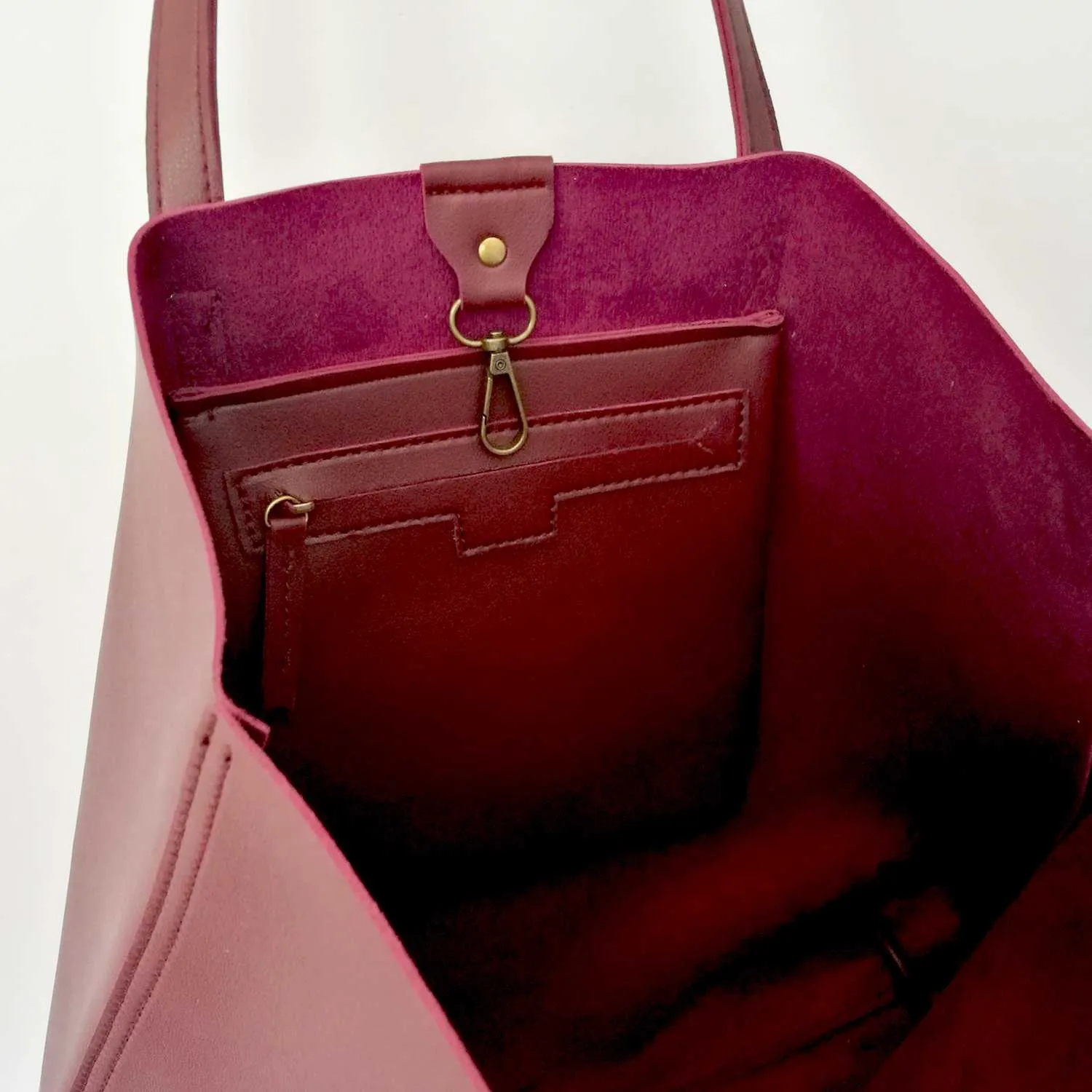 Oversized Tote Bag - Burnt Orange