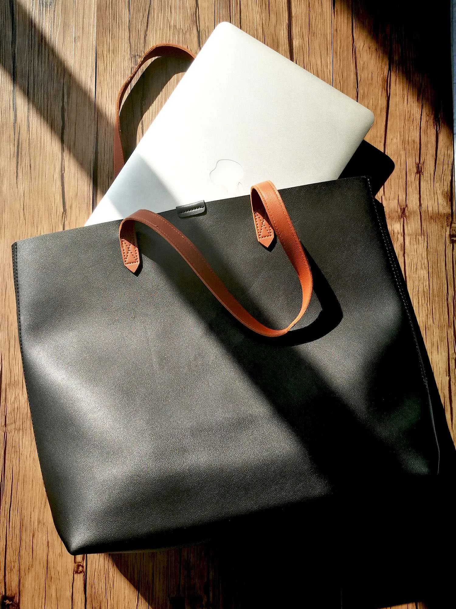 Oversized Tote Bag - Burnt Orange