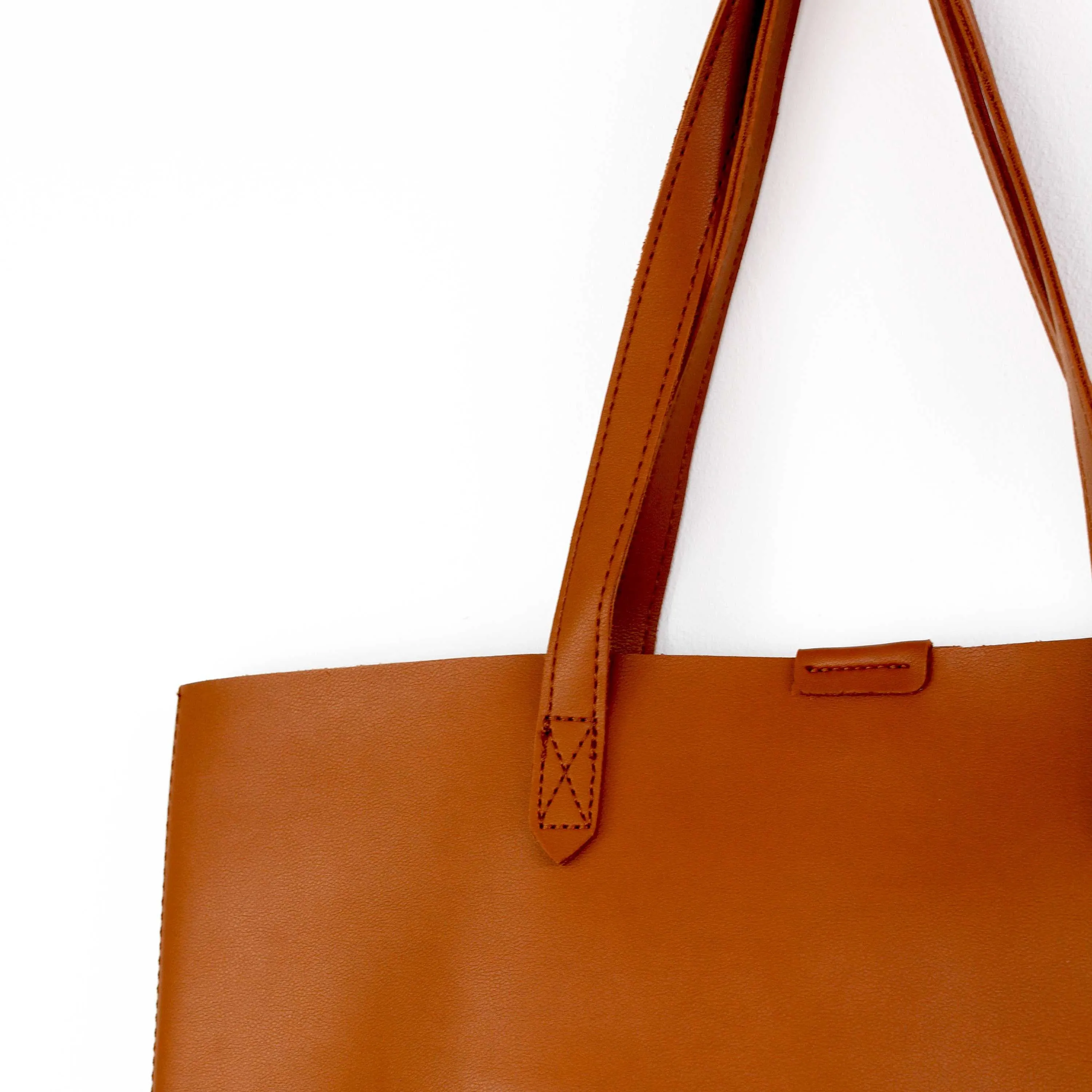 Oversized Tote Bag - Burnt Orange