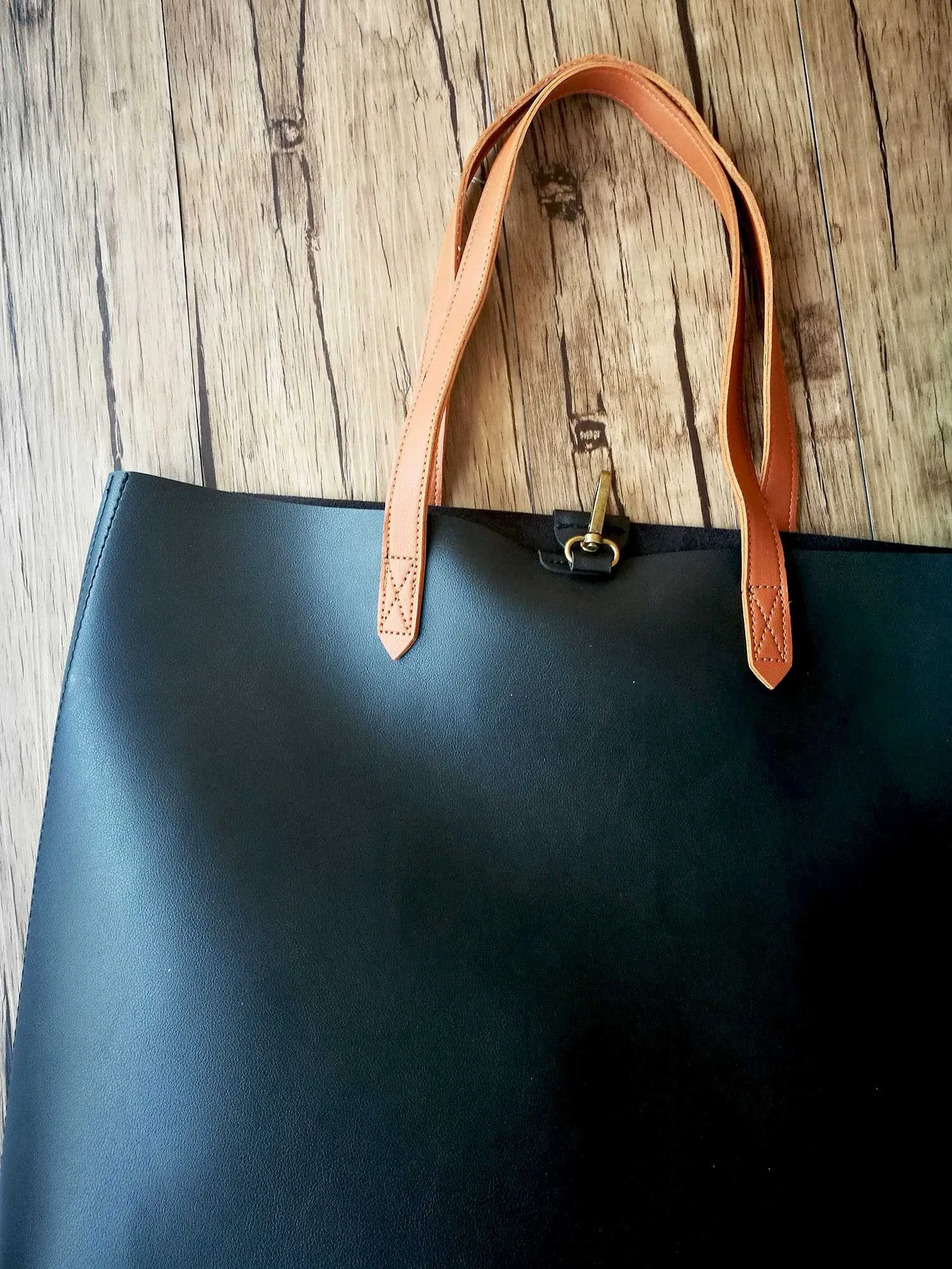 Oversized Tote Bag - Burnt Orange