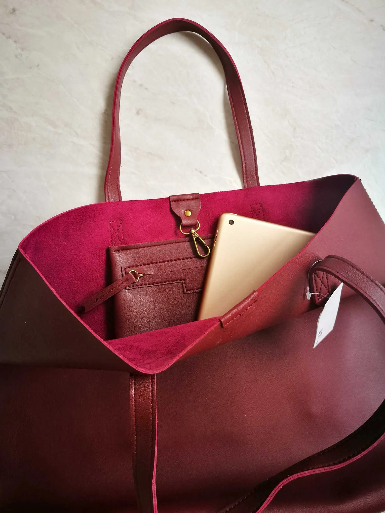 Oversized Tote Bag - Burnt Orange