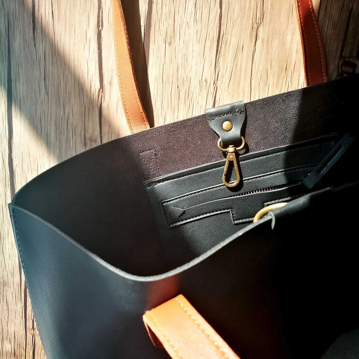 Oversized Tote Bag - Burnt Orange
