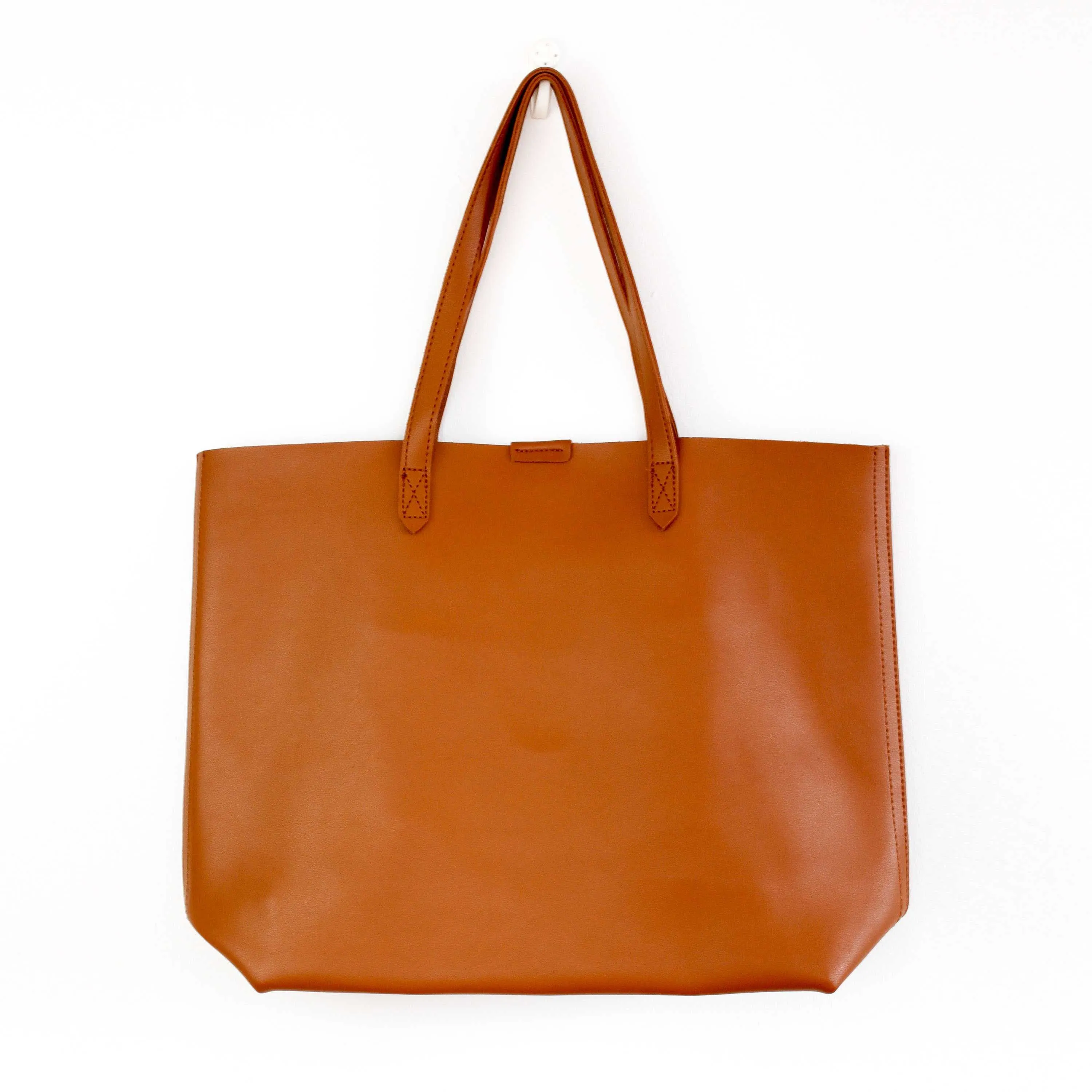 Oversized Tote Bag - Burnt Orange