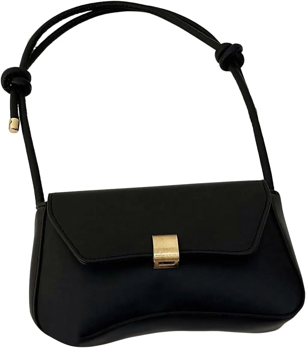 OYOANGLE Women's Small Leather Crossbody Bags Adjustable Strap Shoulder Bag Trendy Clutch Purse