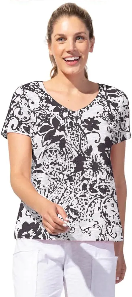 Paisley Scroll Escape by Habitat Tee - 14420