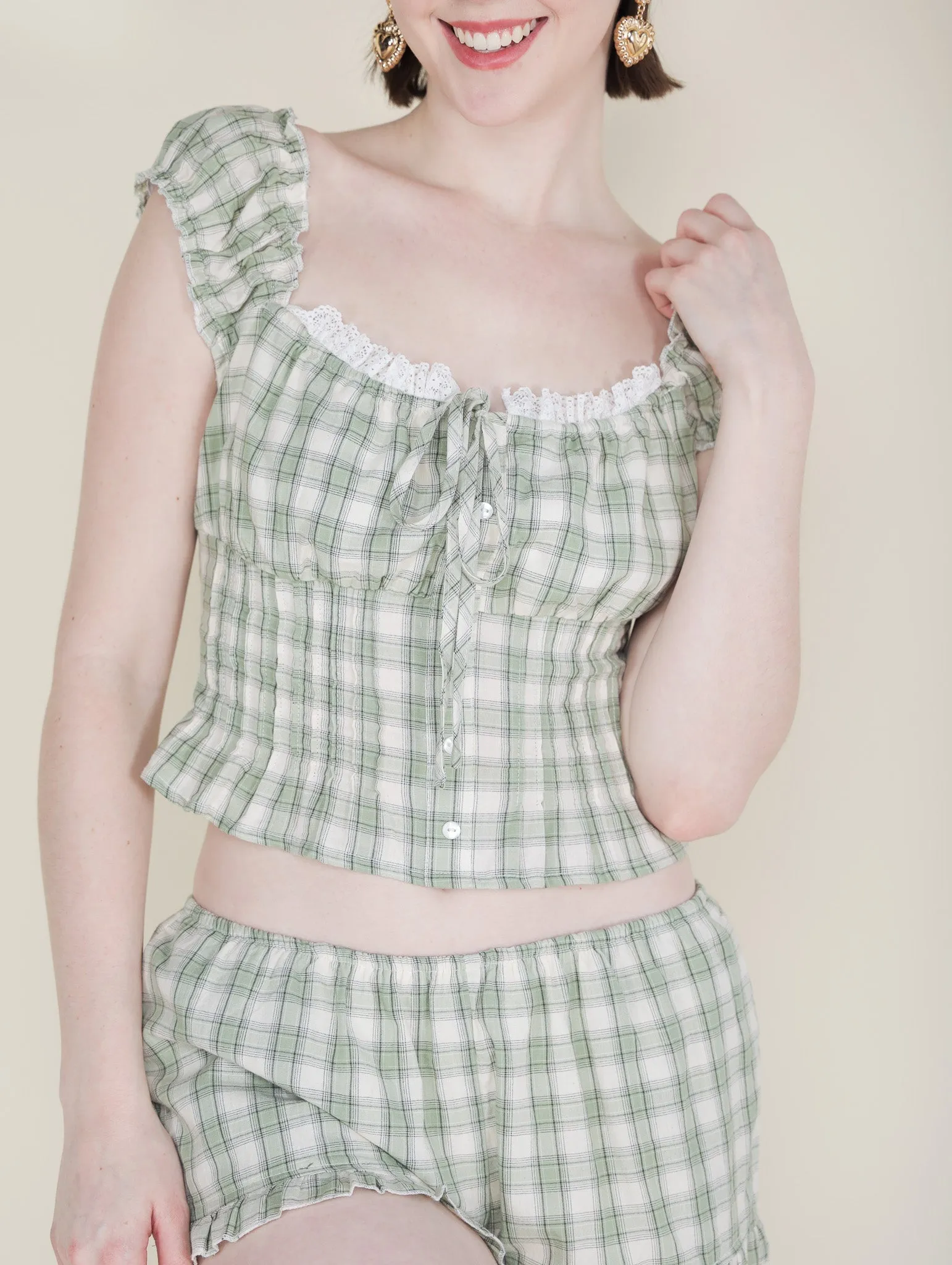 Pamela Checkered Top