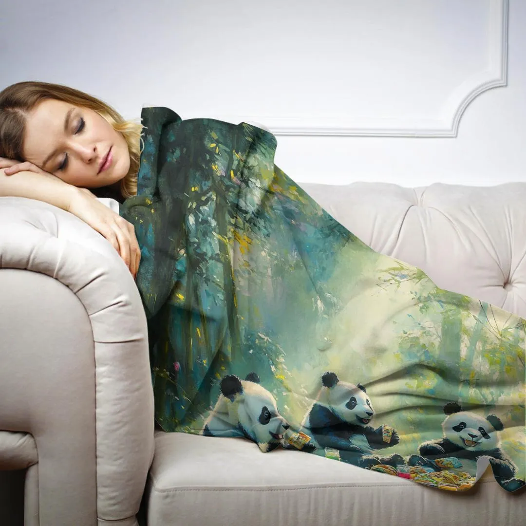 Panda Picnic Blanket