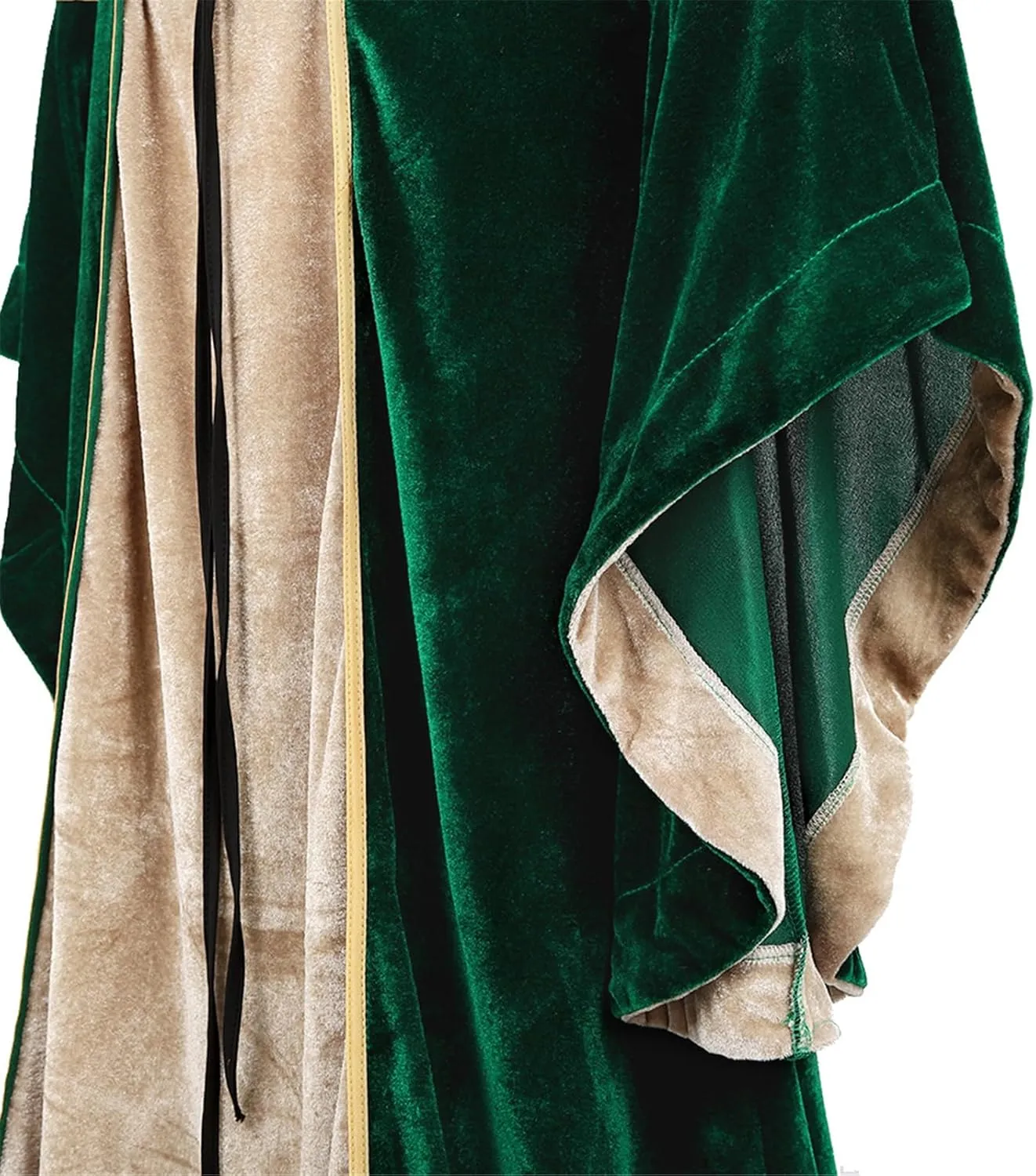 Parlsdy Renaissance Costume Women Velvet Irish Dress Medieval Witch Costumes Victorian Faire Costumes