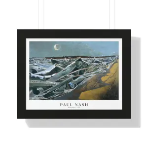 Paul Nash - Totes Meer - Framed Print