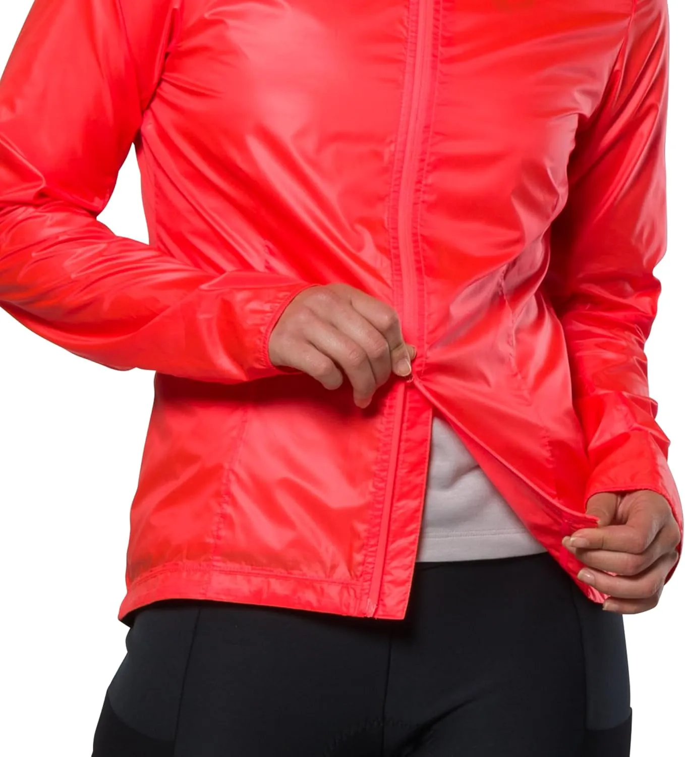 PEARL IZUMI Women's Attack Barrier Jacket, Lightweight For Wind Protection, Two-Way Zipper, Great For Light Rain