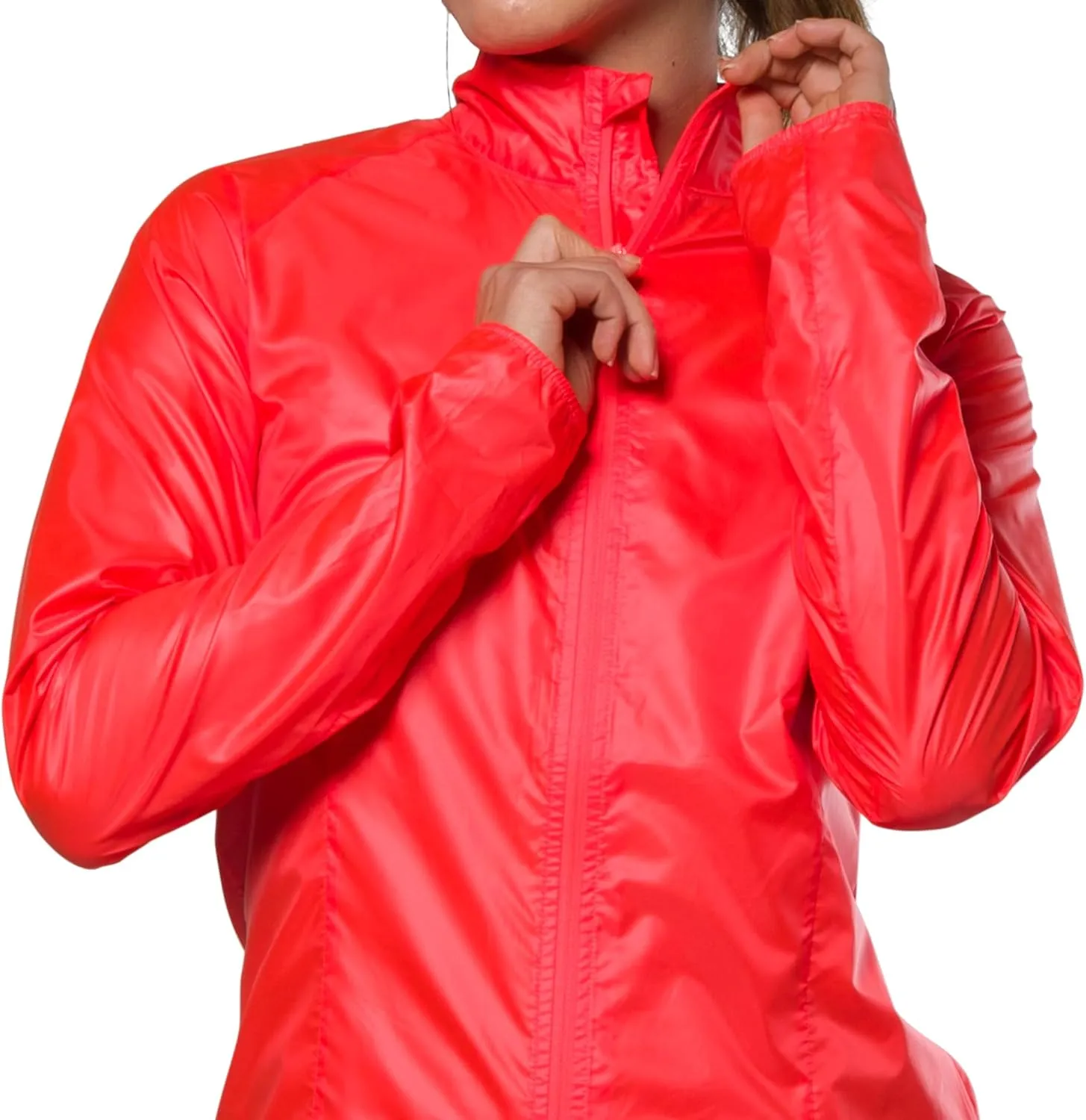 PEARL IZUMI Women's Attack Barrier Jacket, Lightweight For Wind Protection, Two-Way Zipper, Great For Light Rain