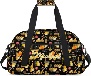 Personalized Gym Bag Duffel Bag for Boys, Custom Sport Bag Overnight Bags for Travel Weekender Toys