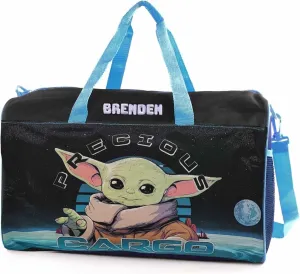 Personalized Travel Duffel Bag Created Using Character Duffel Bag - 15" (Created Using Baby Yoda Duffel Bag)