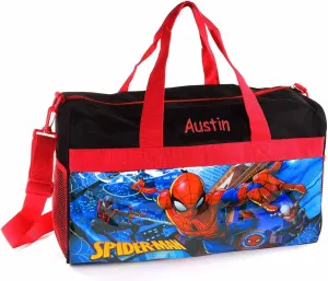 Personalized Travel Duffel Bag Created Using Character Duffel Bag - 18" (Created Using Spider Man Duffel Bag)