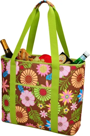 Picnic at Ascot Extra Large Insulated Cooler Bag - 30 Can Tote- Designed & Quality Approved in USA, Floral