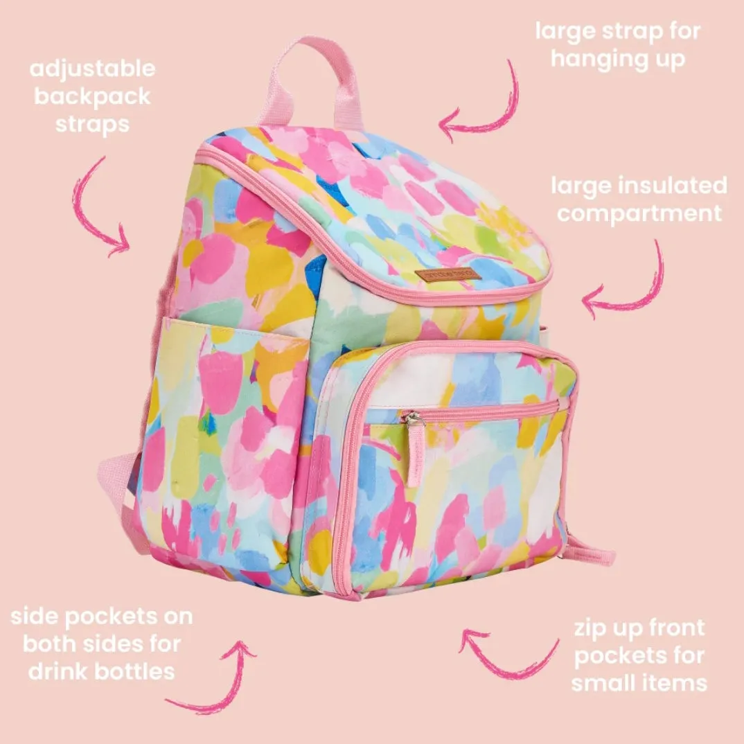 Picnic Lunch Bag Backpack - Good Vibes