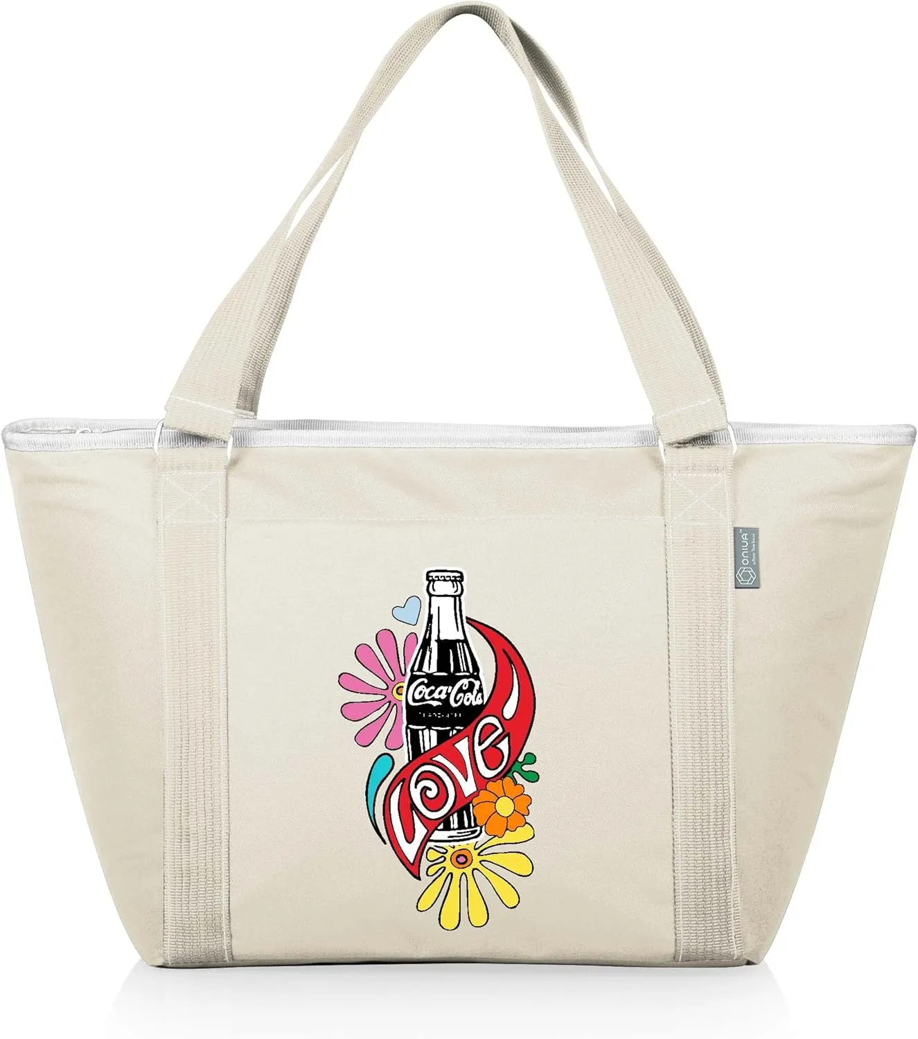 PICNIC TIME Coca-Cola Unity Love Topanga Tote Cooler Bag, Soft Cooler Bag, Picnic Cooler