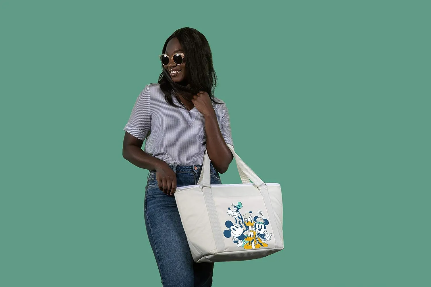 PICNIC TIME Disney Mickey Mouse Topanga Tote Cooler Bag, Soft Cooler Bag, Picnic Cooler