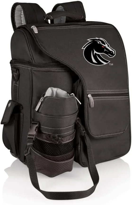 PICNIC TIME NCAA Boise State Broncos Turismo Backpack Cooler with Water Bottle Carrier - Soft Cooler Backpack - Travel Cooler Bag
