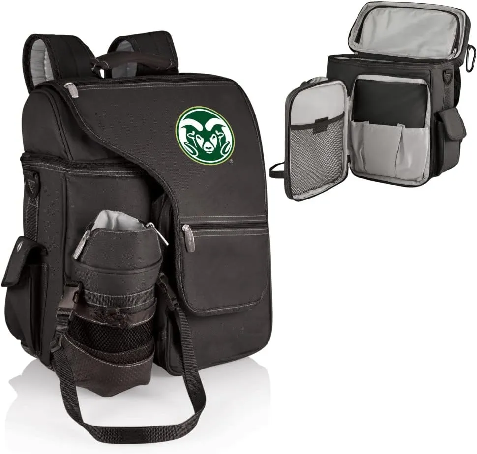 PICNIC TIME NCAA Iowa Hawkeyes Turismo Backpack Cooler with Water Bottle Carrier - Soft Cooler Backpack - Travel Cooler Bag
