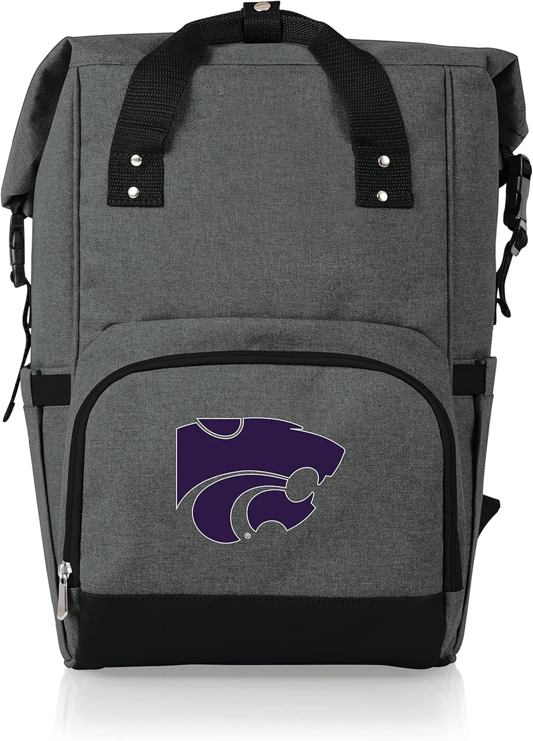 PICNIC TIME NCAA Unisex-Adult NCAA OTG Roll-Top Cooler Backpack, Hiking Backpack Cooler, Soft Cooler Bag
