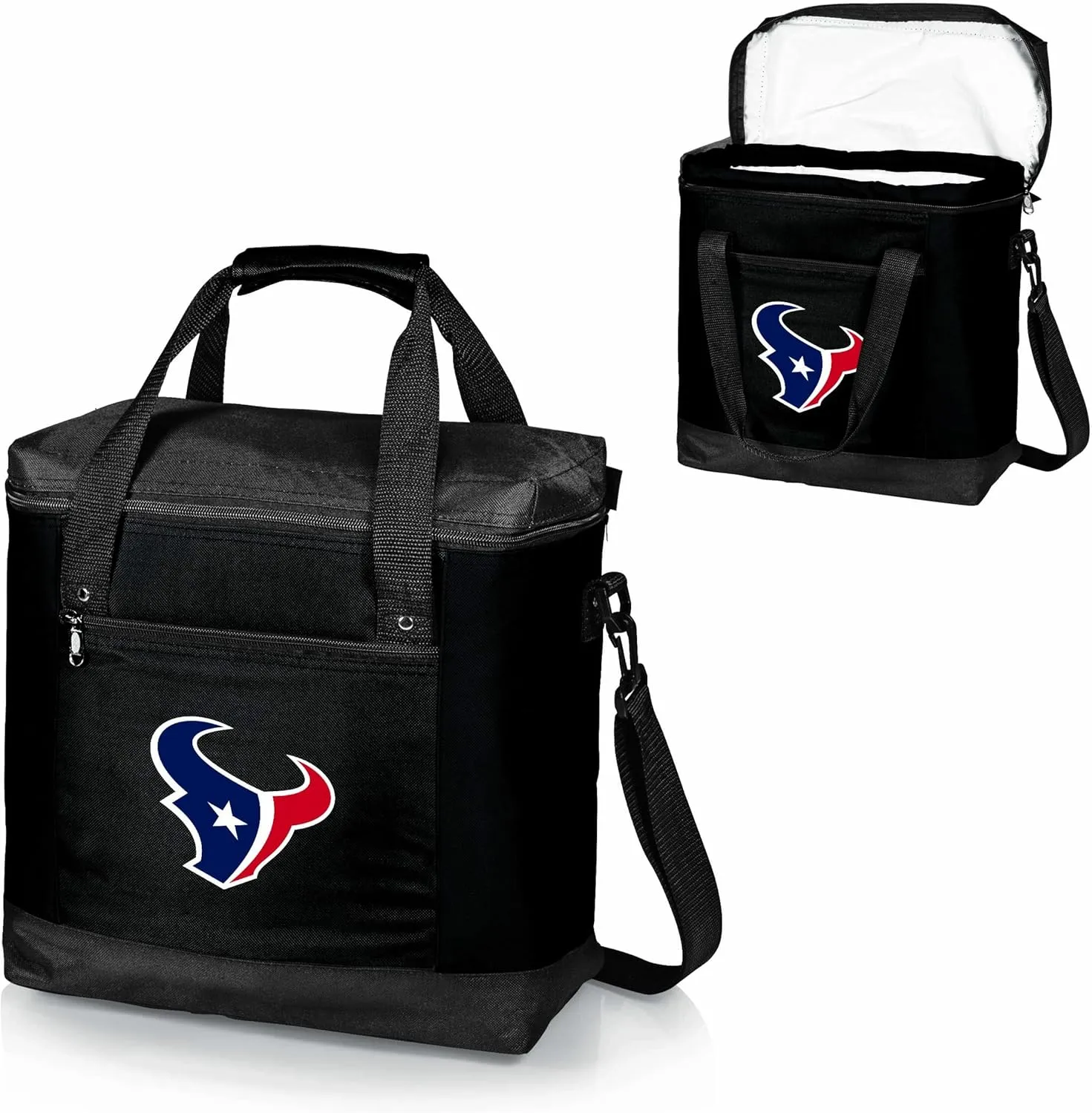 PICNIC TIME NFL Montero Tote Cooler Bag - Soft Cooler Bag - Picnic Tote, (Black)