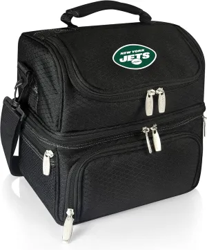 PICNIC TIME NFL unisex-adult NFL Pranzo Lunch Bag, Insulated Lunch Box with Picnic Set, Lunch Cooler Bag