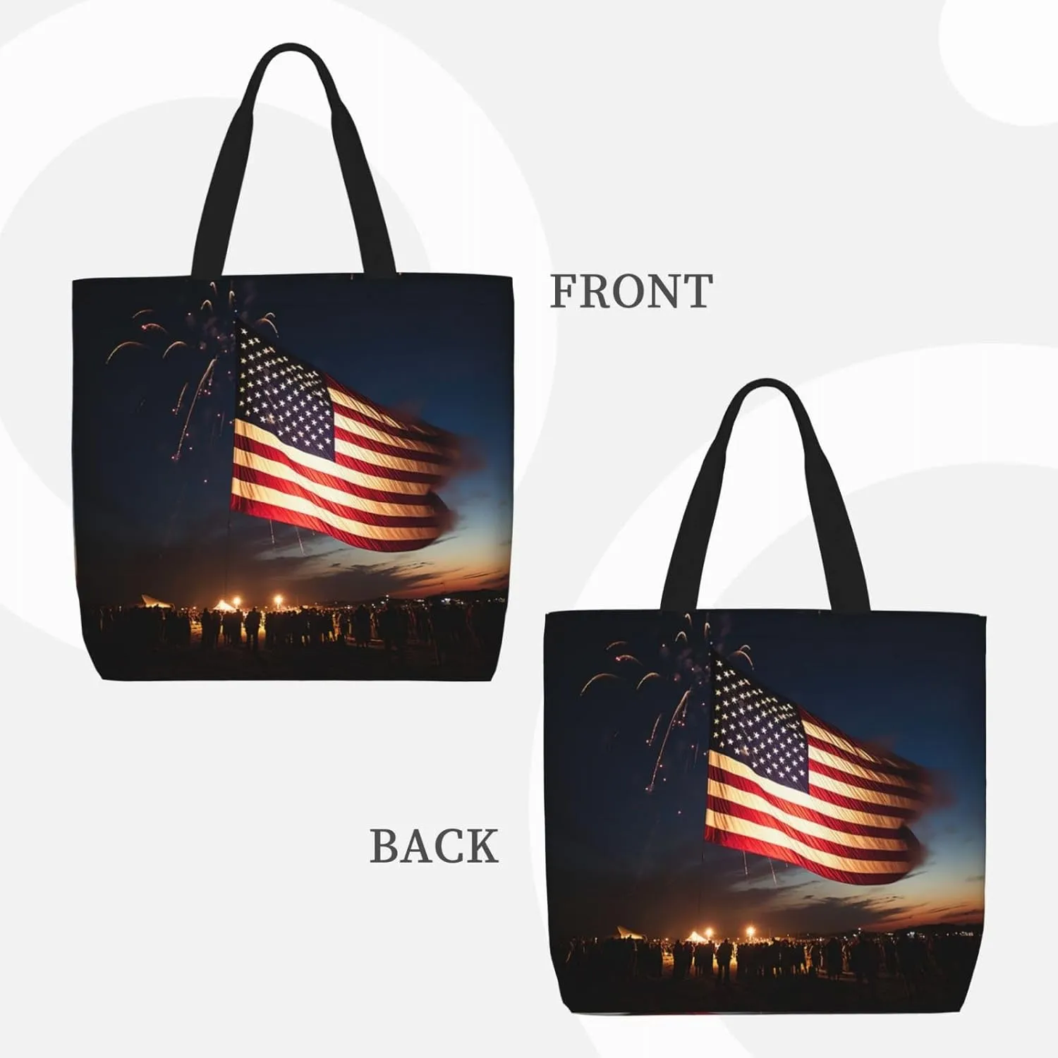 Pigment Print Tote Bag Shoulde Bag Handbag Grocery Bags Reusable For Office Shopping Travel Casual Work Holiday