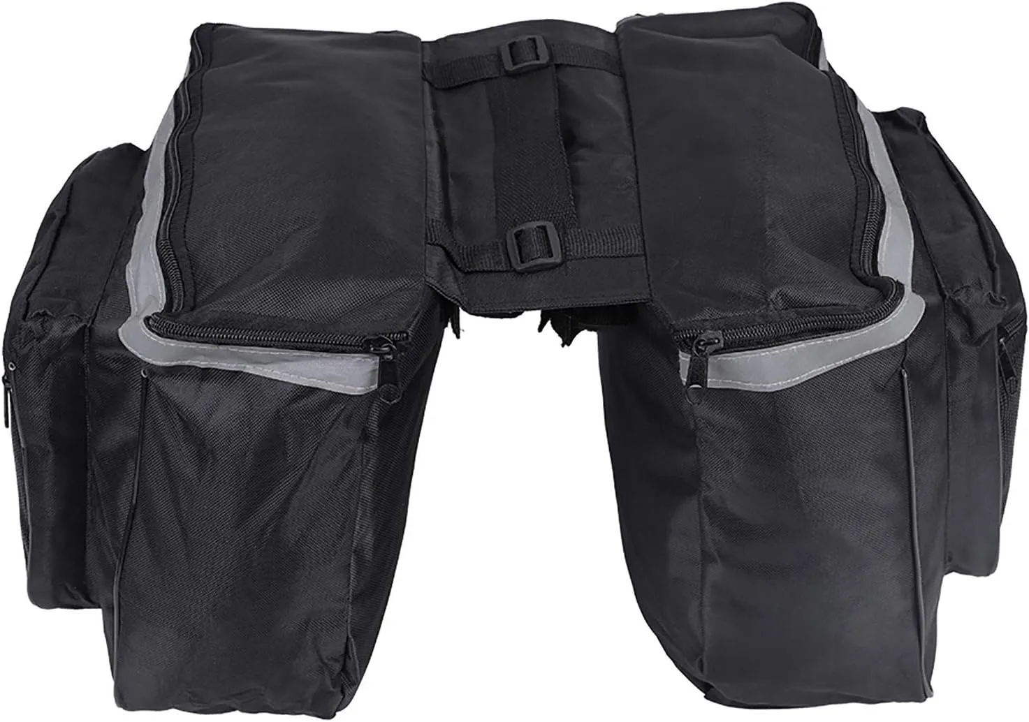 Pissente Waterproof Rear Rack Bag, Reflective Strips, 25L Double Side Cycling Saddle Bag Bike Rack Tail Bag for All Cycling Rear Rack Sizes, Pissenterpzuatsg2w