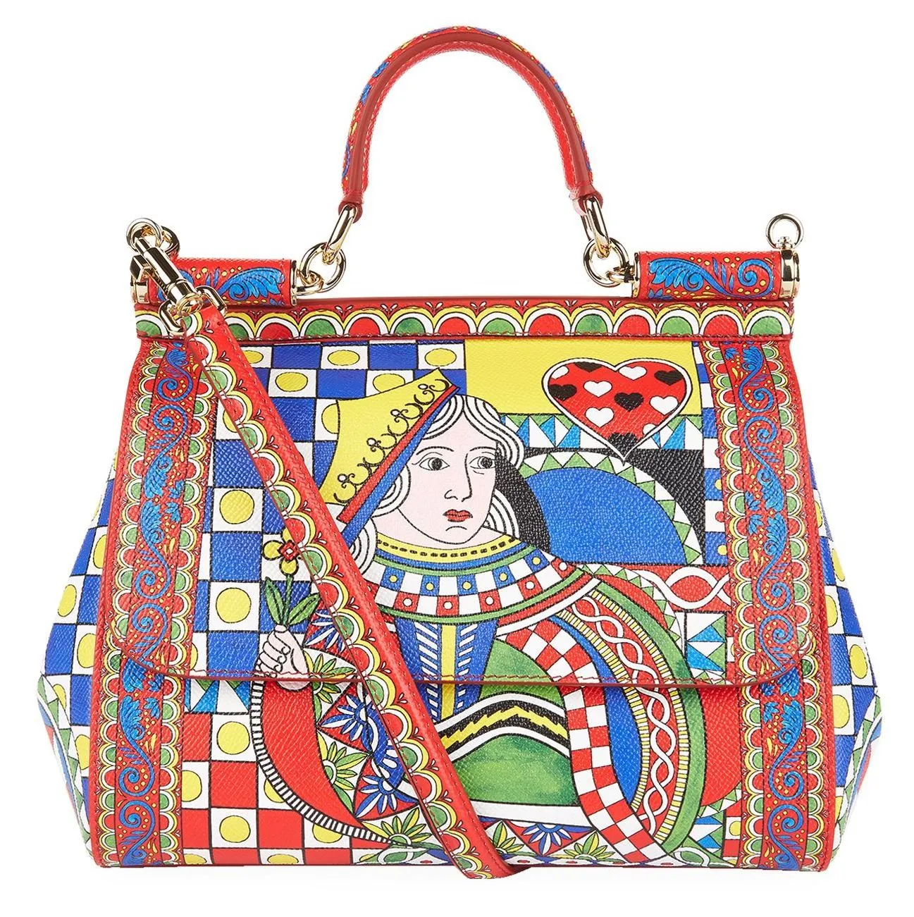 Playing Card Print Sicily Bag