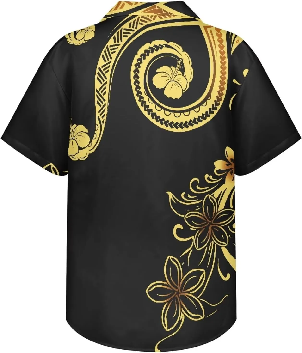 Polynesian Couple Matching Hawaiian Luau Party Outfit Set Polynesian Samoan Puletasi Print Dress and Men's Shirt