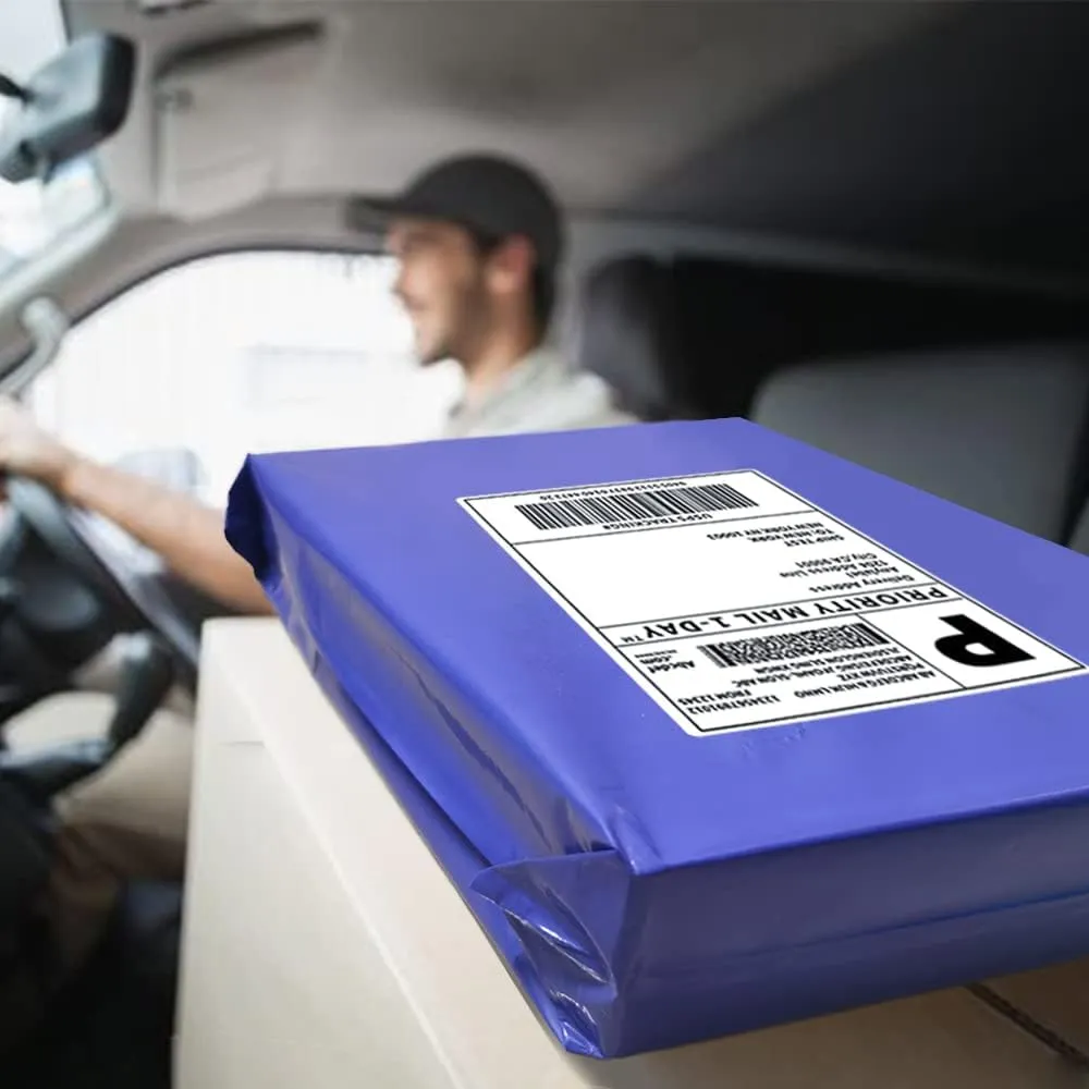 POLYSELLS 100 pcs 10x13 Inches Purple Poly Mailers Shipping Envelopes, Strong Adhesive Sealing, Waterproof, and Tear-resistant Postal Mailing Bags for Clothing, Books, and Accessories