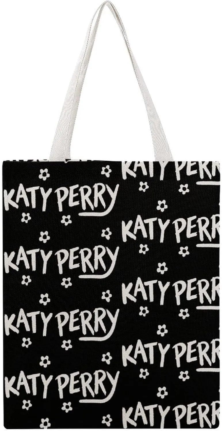 Pop Music Tote Bags, Womens Shoulder Bag, Print Travel Bag, Novelty Canvas Tote Bag Double, Funny Reusable Grocery Bag