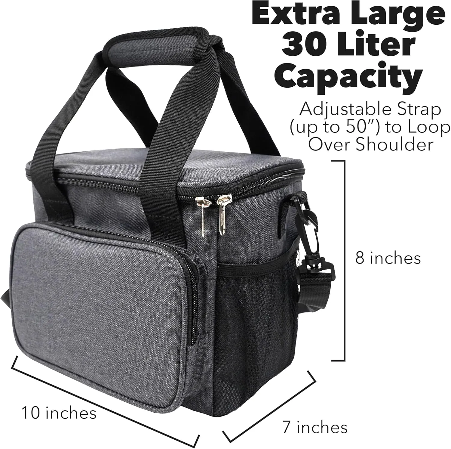 Popfunk Aquaman Logo Soft Insulated Cooler Bag, Large Lunch Bag, Lightweight, Thermal and Reusable for Office, Picnic, Beach