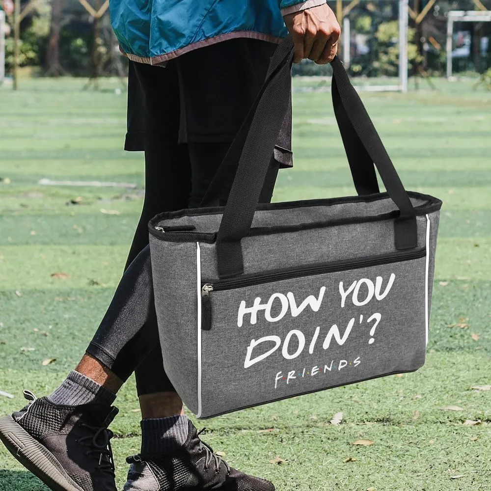 Popfunk Sayings Collection Soft Sided Insulated Tote Cooler Bag, Lightweight, Thermal and Reusable for Grocery, Picnic
