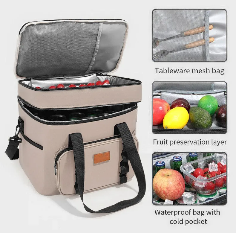 Portable Thermal Insulated Lunch Bag