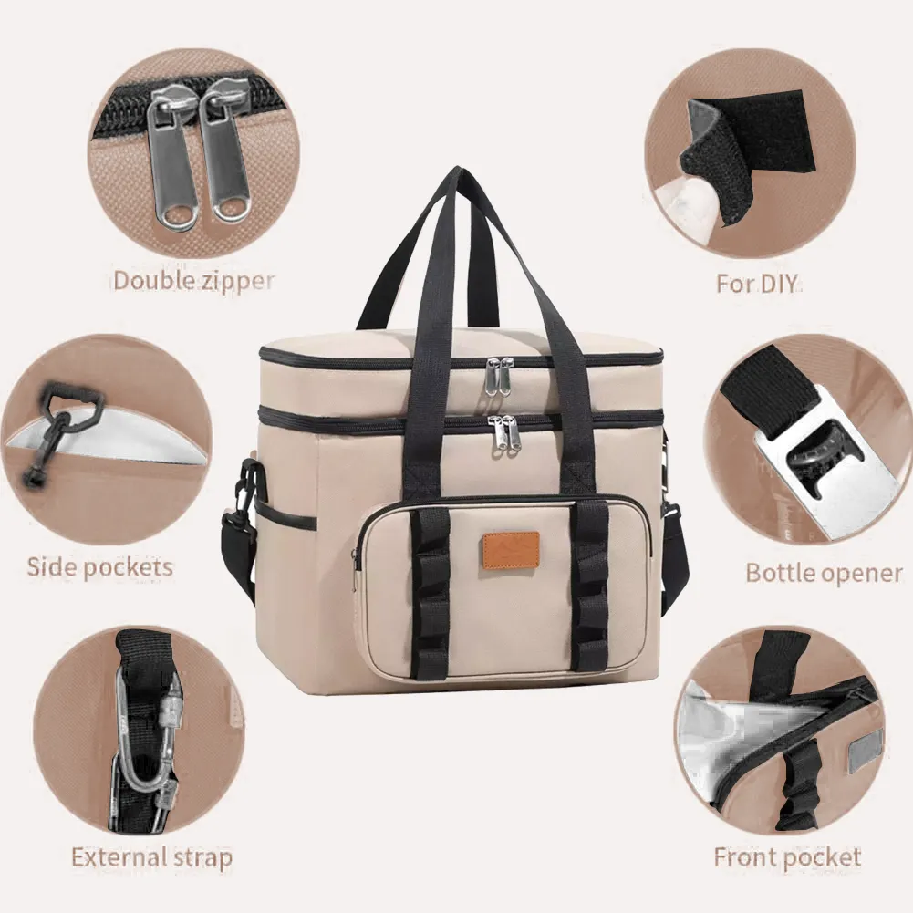 Portable Thermal Insulated Lunch Bag