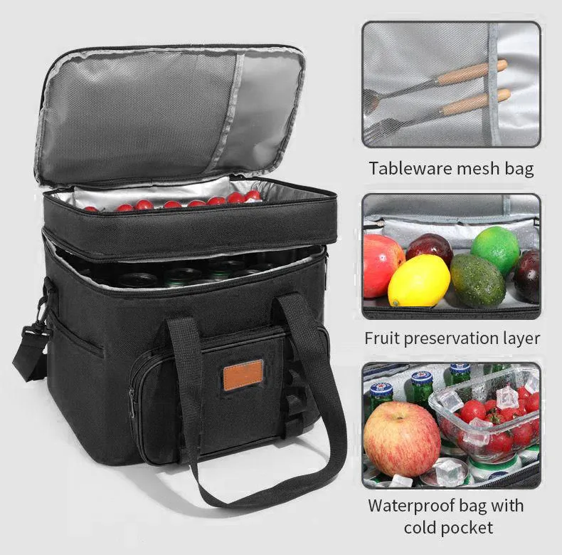 Portable Thermal Insulated Lunch Bag